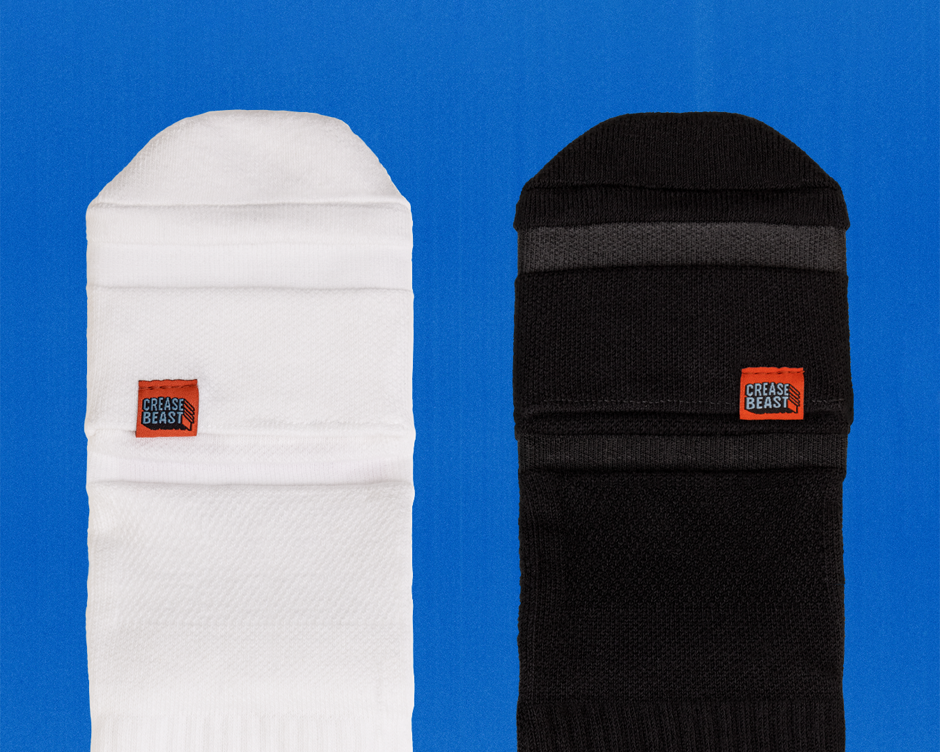Crease Beast Black & White Socks Pair – Stylish & Comfy
