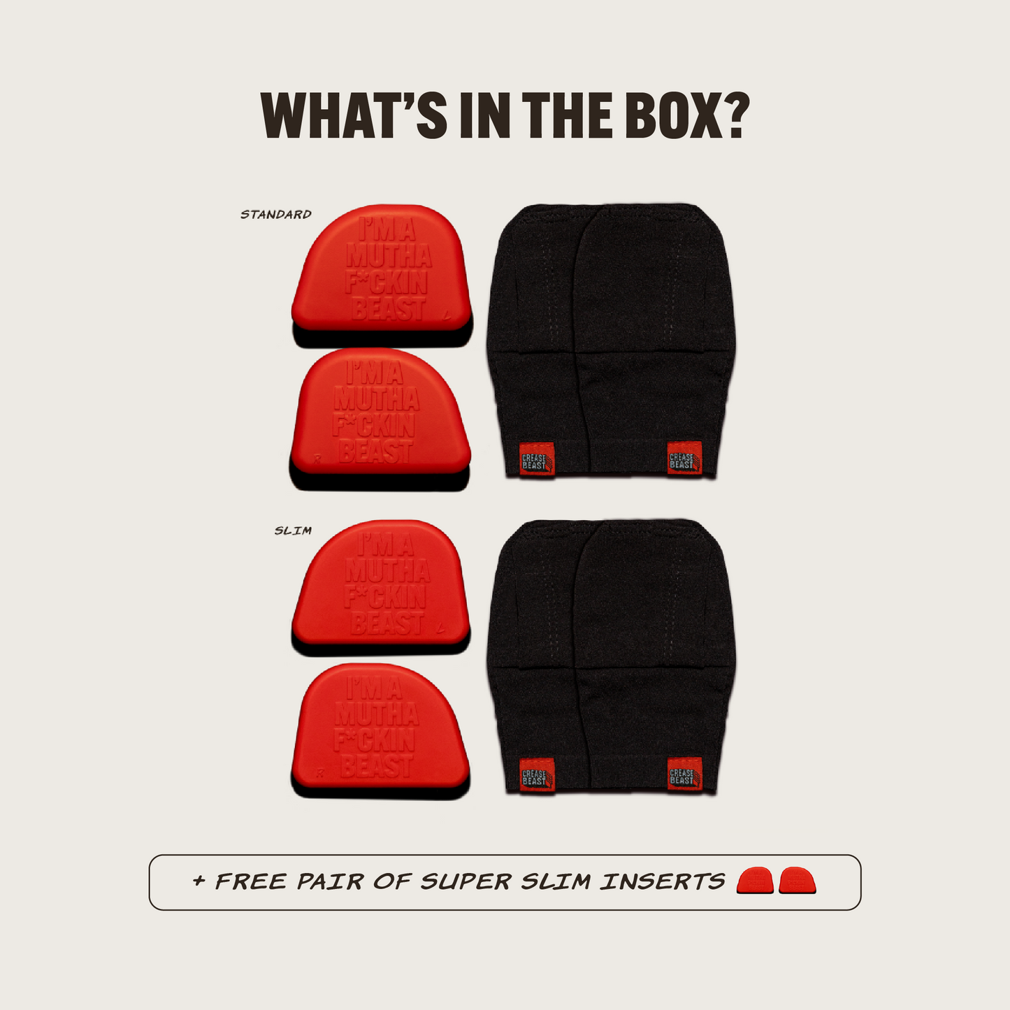 THE CREASE BEAST DUO + FREE SUPER SLIM INSERTS